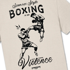 Siamese Style Boxing - Muay Thai T-Shirt Stone